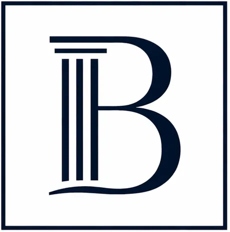 The Baltimore Firm square B monogram